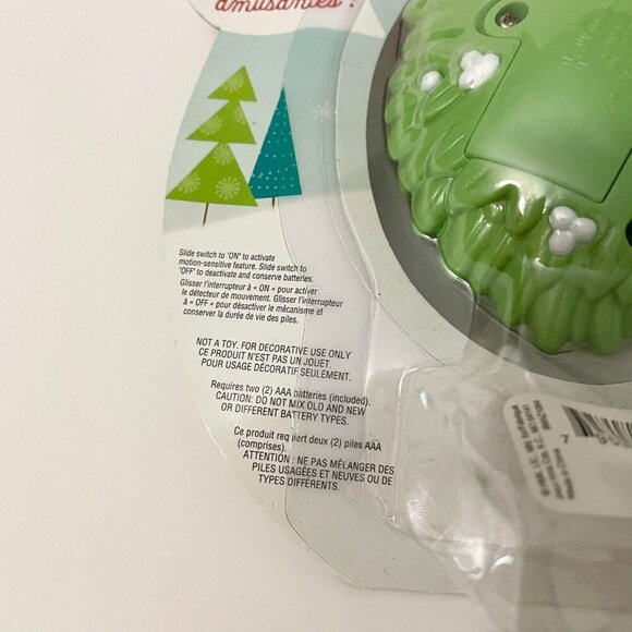 Hallmark Talking Mistletoe Motion Activated French Accent Damaged Packaging - Picture 10 of 16